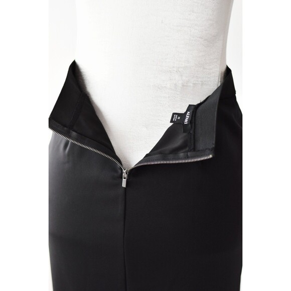 Alfani Pencil Skirt Woman's XS Black Exposed Zipper Goth Alt Office - Picture 6 of 9